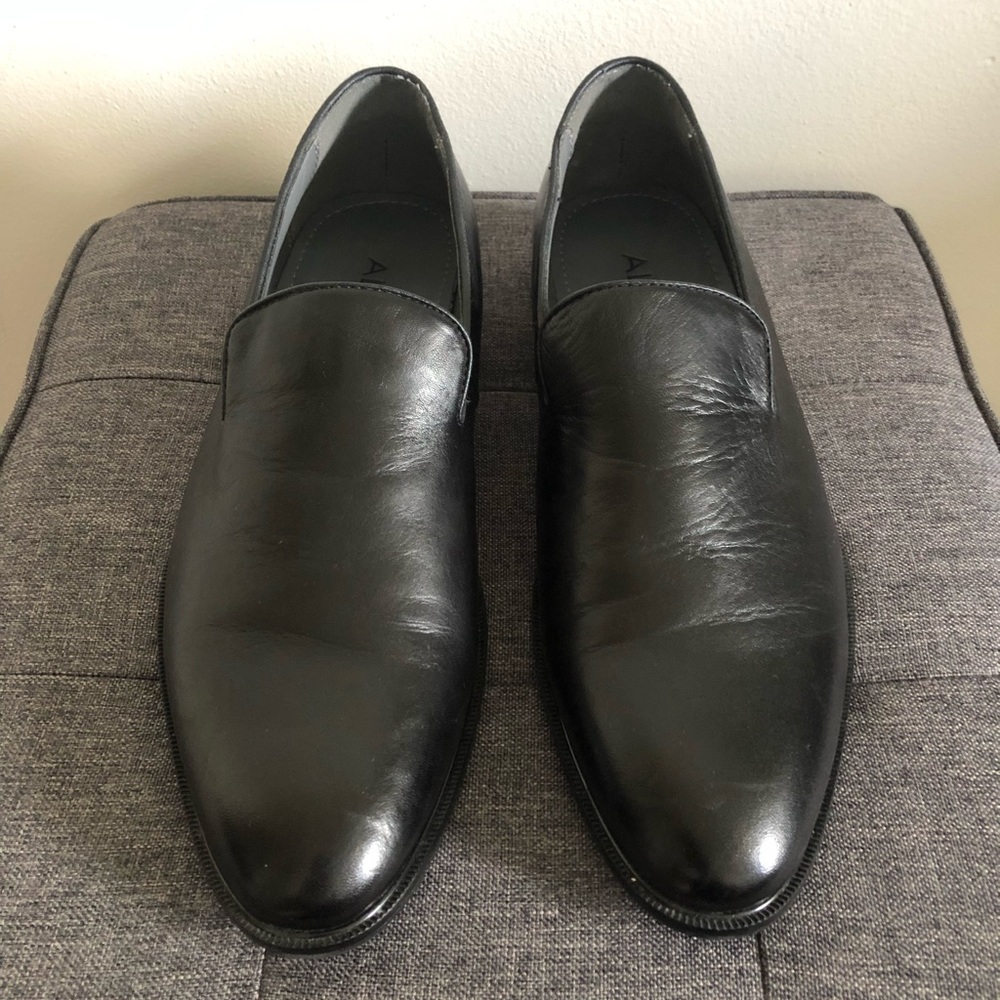 ALDO - Black, Vegan Leather, Smoking Slipper